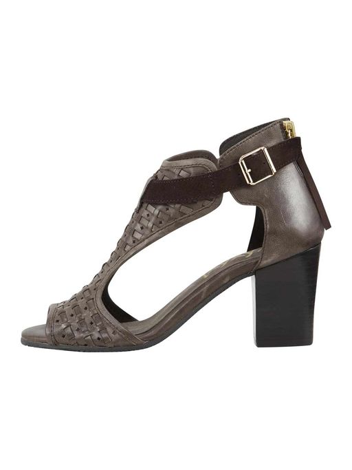 Кожаные сандали, коричневые - Heine фото 2