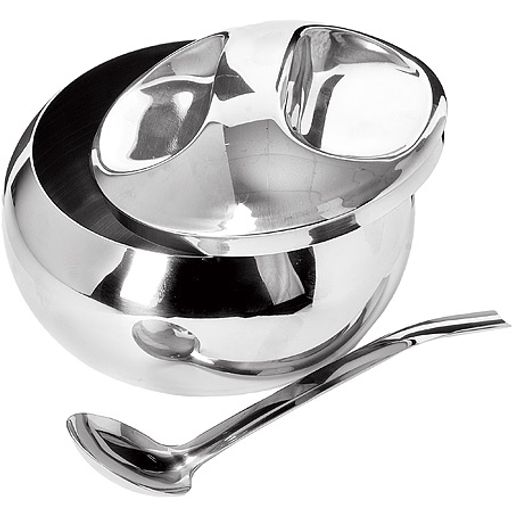 2823 Сахарница MB мет 650мл с ложкой ст/кр (х24) - Mayer&boch фото 2