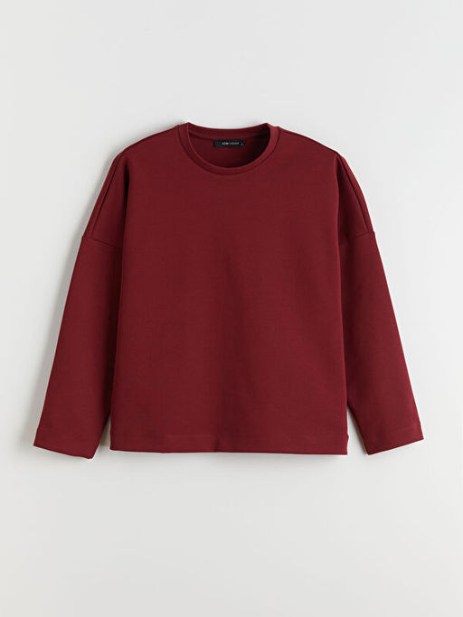 Bisiklet Yaka Kad?n Sweatshirt