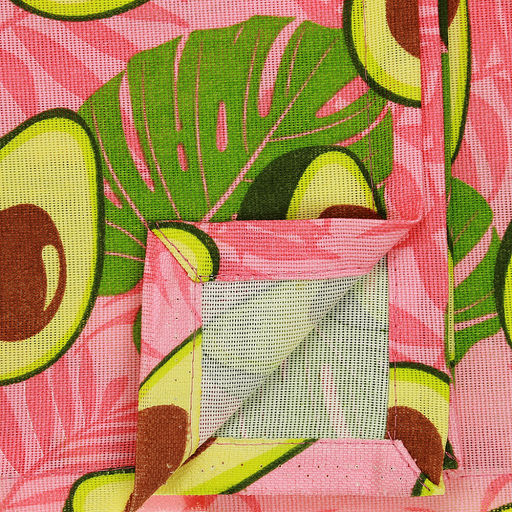 Скатерть 120х145см "Авокадо, вид 7/1", длина стола до 105см, на 4 персоны, рогожка (хлопок 100%) 171г/м2, упаковка классическая, пакет ПВХ 28х41см, "Домашняя мода" (Россия)