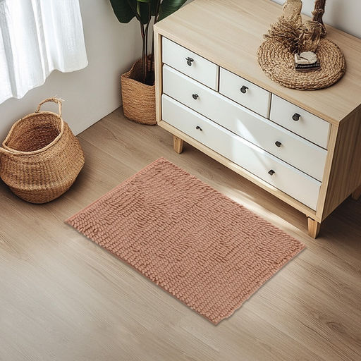 Коврик для дома Доляна Букли длинные, 40?60 см, бежевый фото 2