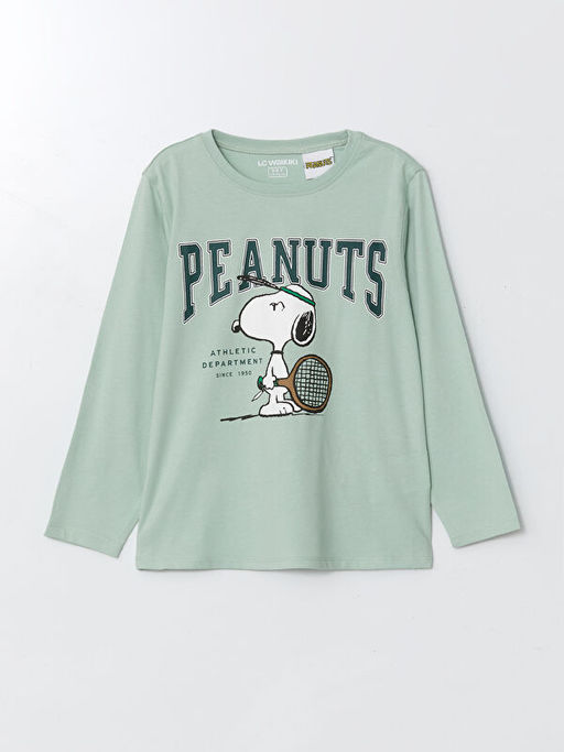 Snoopy Bask?l? Erkek ?ocuk Pijama Tak?m