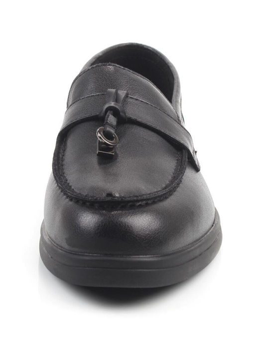 06-DYL138-1 BLACK Туфли женские (натуральная кожа)