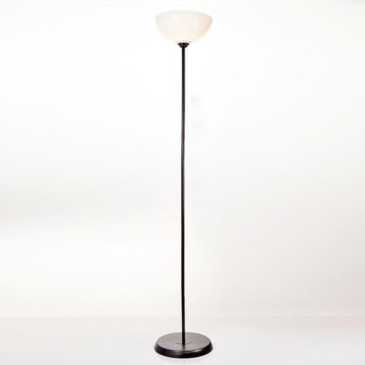 Торшер «Орландо», 1×15 Вт, E27, 30×30×170 см, чёрный