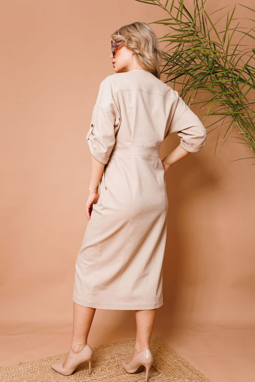 Платье NIKVA н362-4 песочный фото 3