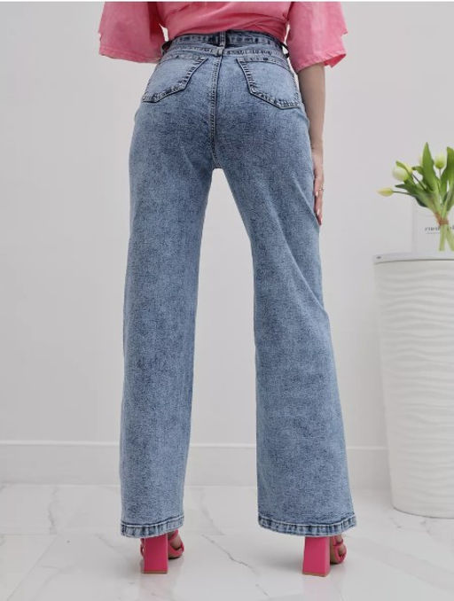 Джинсы трубы широкие палаццо