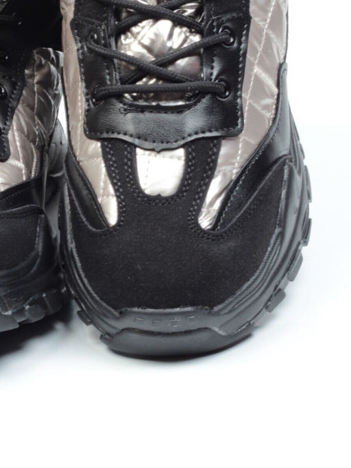 04-8524-3 BLACK Ботинки женские зимние (искусственные материалы)