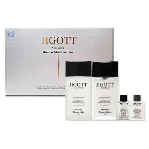 Jigott Moisture Homme Skin Care 2 Set - Мужской набор (увлажняющие средства для лица)