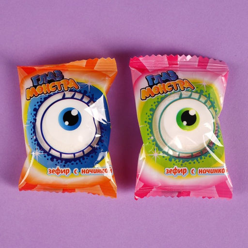 Маршмеллоу в форме глаз Жутко вкусно, 10 г ( 2 шт. х 5 ) г. - Simaland фото 3