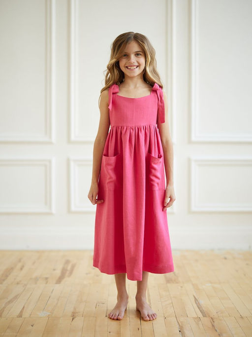 Сарафан лён 4550 - Радужный хлопок фото 2