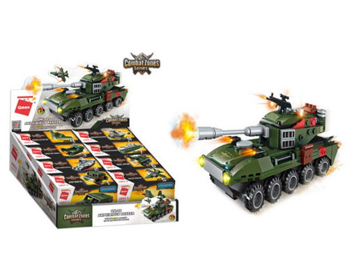Конструктор "Танк" в коробке (1803Q) по 8 шт. в блоке