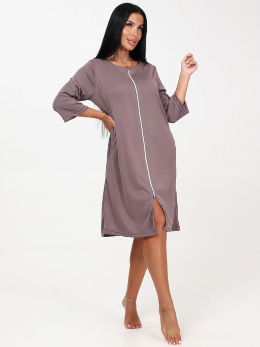 Светлана ХАЛАТ ЖЕНСКИЙ (Какао) - А-дина фото 2