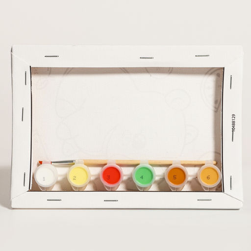 Картина по номерам для детей «Капибара и фрукты», 21×15 см