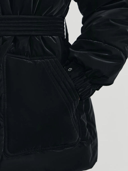 Куртка стеганая с поясом / Zarina  фото 10