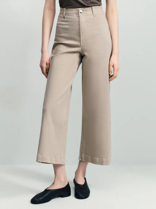 Джинсы укороченные с высокой посадкой ZR2604092322-66 / Zarina