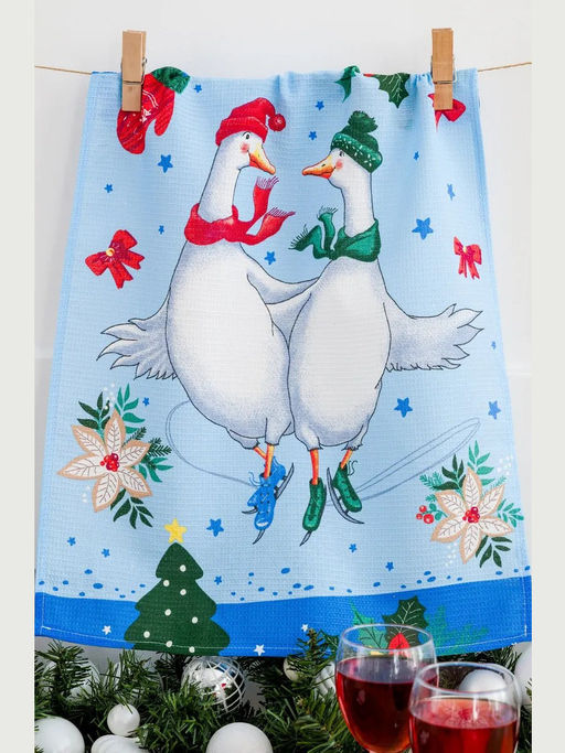 Полотенце вафельное Зимний день р.45*60 - Domtrik фото 7