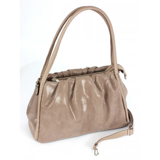 Сумка женская натуральная кожа ADEL-309 (отделка ИСК/КОЖА), 1 отд/плеч рем, капучино 263738