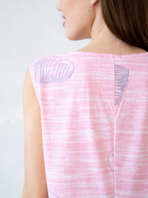 Сарафан хлопок 100%,розово-белый - Binita фото 10