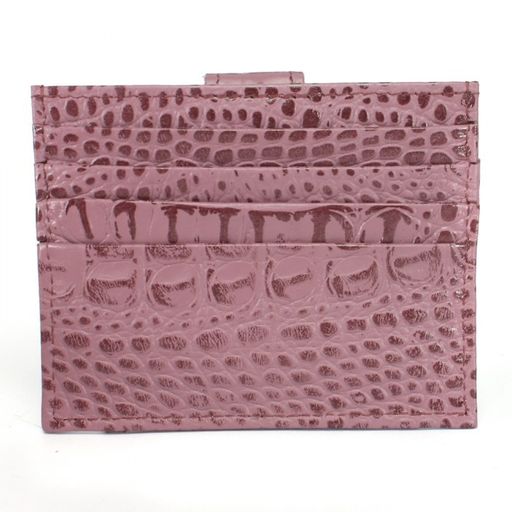 Визитница-кардхолдер Croco-ВК-206 н/к, 1отд, 12карм, ирис кайман (252) 238646  фото 2