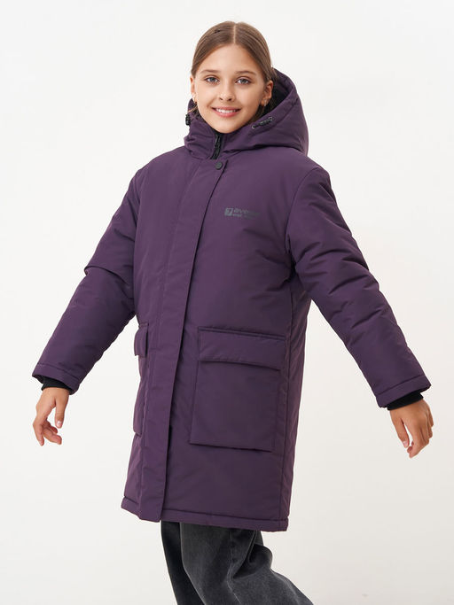 Куртка зимняя 25377-518 ежевичный