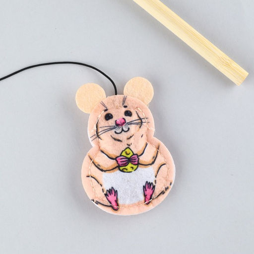 Дразнилка с игрушкой Мышь, 6,5 см - Пушистое счастье фото 2