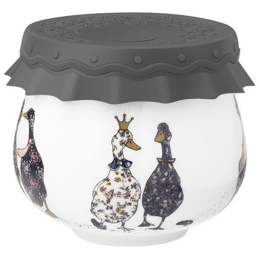 БАНКА LEFARD FAMILY FARM С СИЛИКОНОВОЙ КРЫШКОЙ 8*8*6,5 CM 180 МЛ фото 2
