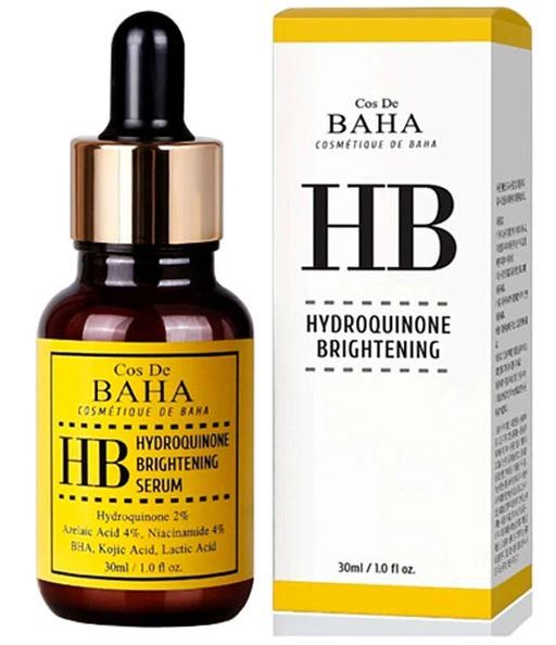 Cos de baha *Hydroquinone 2% Serum 30ml (HB)*Осветляющая сыворотка против пигментации  фото 3