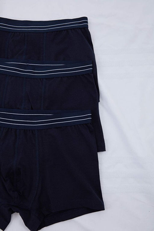Lacivert D_z _izgili Lastikli 3l_ Paket Boxer TMNSS23BX00016 - Trendyolmilla фото 2