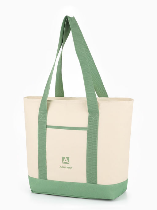 Термосумка - шоппер «Арктика», 17.5 л, 43×15×36.5 см, зеленая