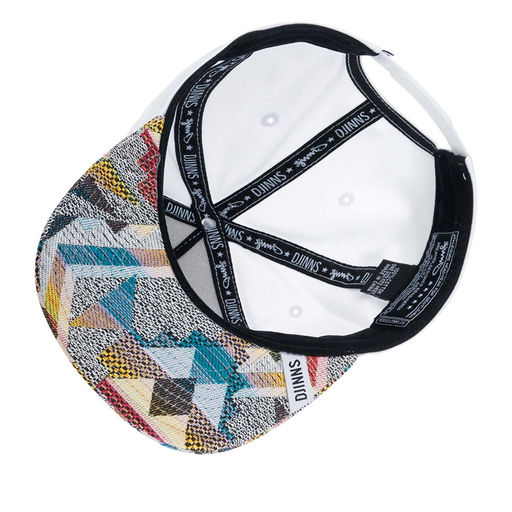 Бейсболка DJINNS арт. 5P SB Rubber Aztek (белый)  фото 2