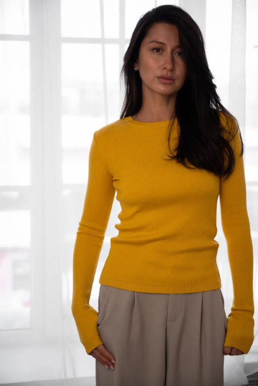 Лонгслив ДЖв 1111-4 Манго - T.C.T фото 4