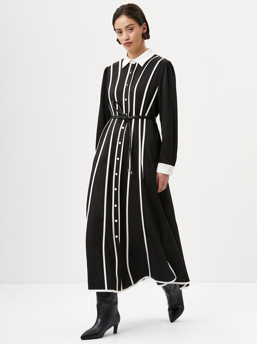 Платье женское 12511-35186 black/white