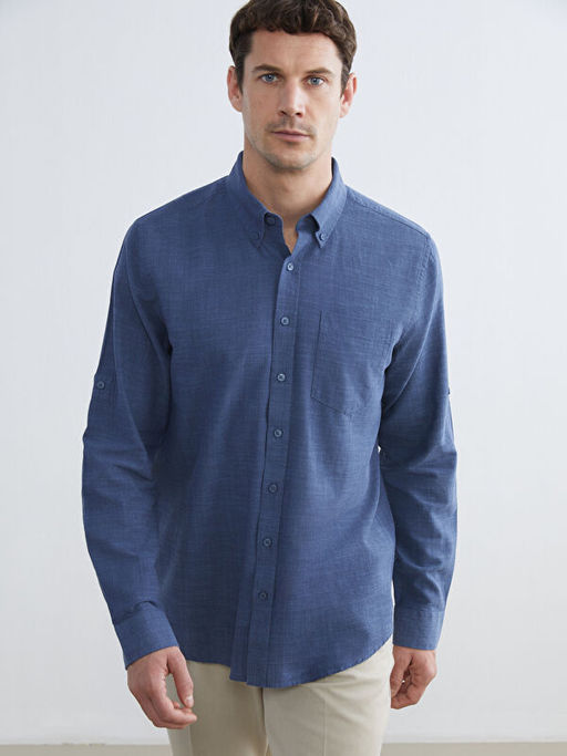 Regular Fit Uzun Kollu Arm?rl? Erkek G?mlek