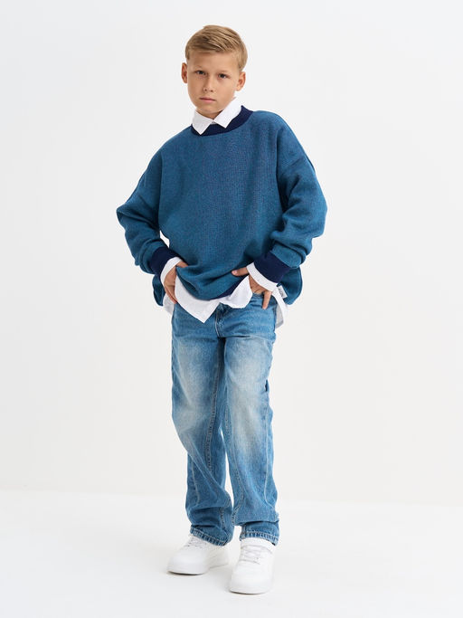 Синий джемпер для мальчика