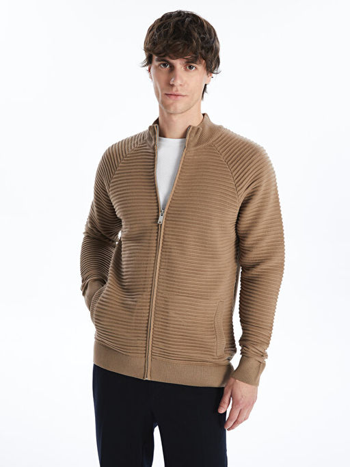 Standart Kal?p Dik Yaka Erkek Triko H?rka