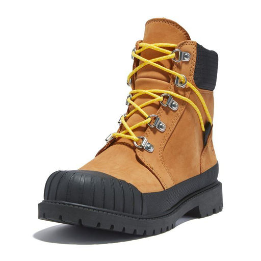 Ботинки Timberland 6 Inch Heritage Boot Rubber Toe WP желтые  фото 2