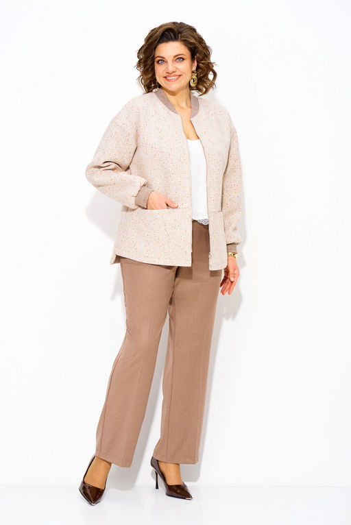 Жакет Liliana 1342 жемчужное капучино  фото 6
