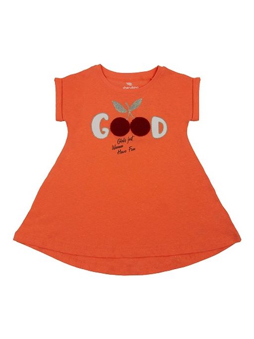 CRB wear/CSKG 63104-28-317 Платье для девочки,коралловый/Ex.Cherubino