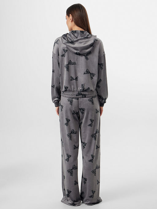 Комплект женский велюровый серый домашний - Mark formelle фото 2