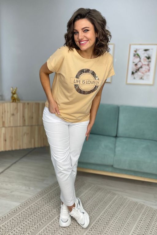 Футболка Rumoda 2060 абрикос  фото 2