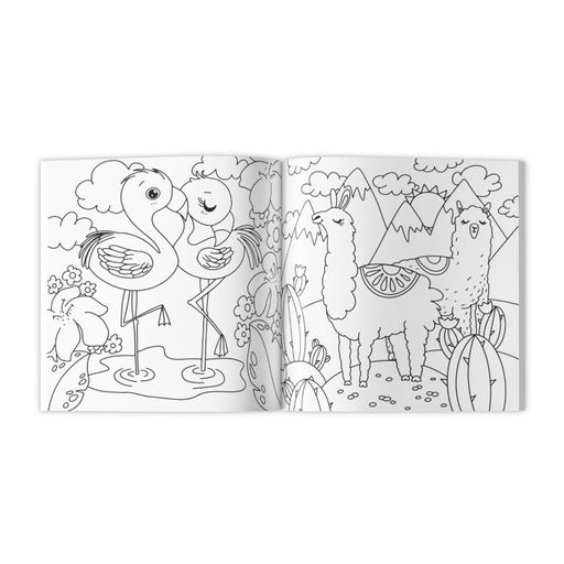 Цена за 2 шт. Раскраска для детей арт. 51275/ 10 ЗАБАВНЫЕ ЗВЕРУШКИ - Феникс+ фото 2