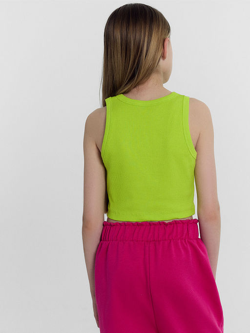 Топ для девочек в лаймово-зеленом цвете - Mark formelle фото 5