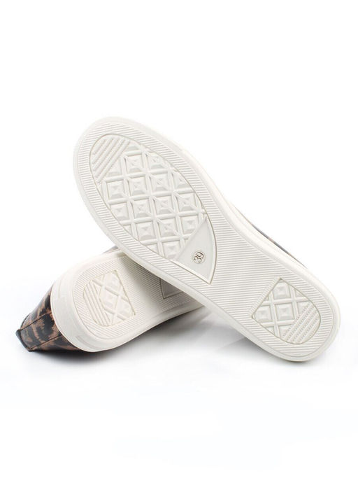 06-H1C-1PC BLACK/LEOPARD Туфли женские (натуральная кожа)