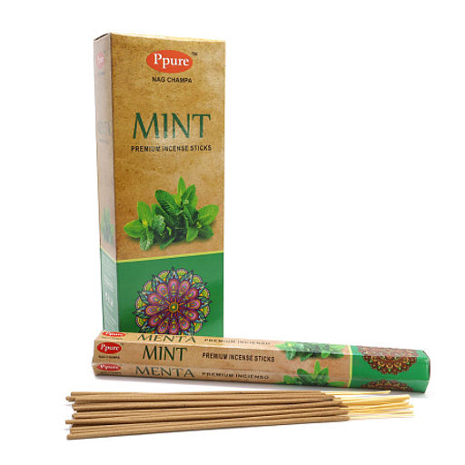 Благовония Ppure MINT Hexa аромапалочки уп-6шт Мята
