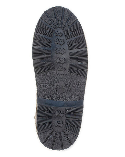 Полусапоги женские на войлочной подошве, Замша, овчина, войлок, лепесток