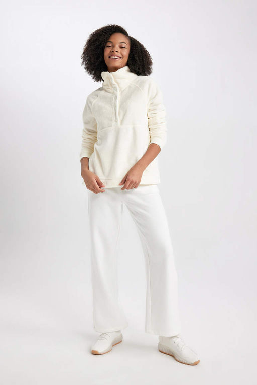 DeFactoFit Широкие стандартные спортивные штаны с двумя карманами и широкими штанинами фото 2