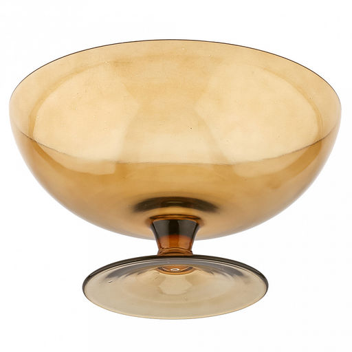 Ваза для фруктов стеклянная Берендей-6 3,5л, д28см, h15см, Скандик, верблюжий (Россия) - Домашняя мода фото 4