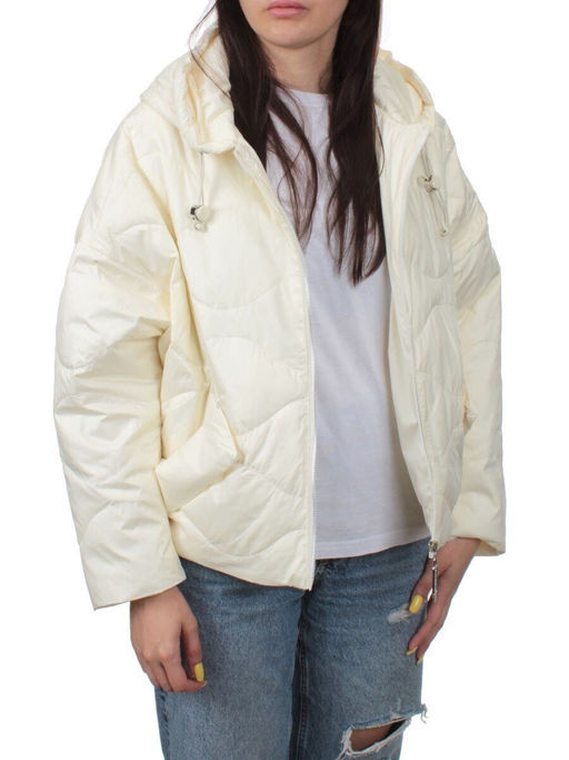 23-061 MILK Куртка оверсайз демисезонная женская (синтепон 100 гр.)