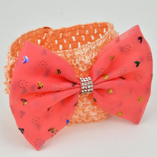 Повязка для волос Buro бант терракотовый набор 2 шт  фото 2