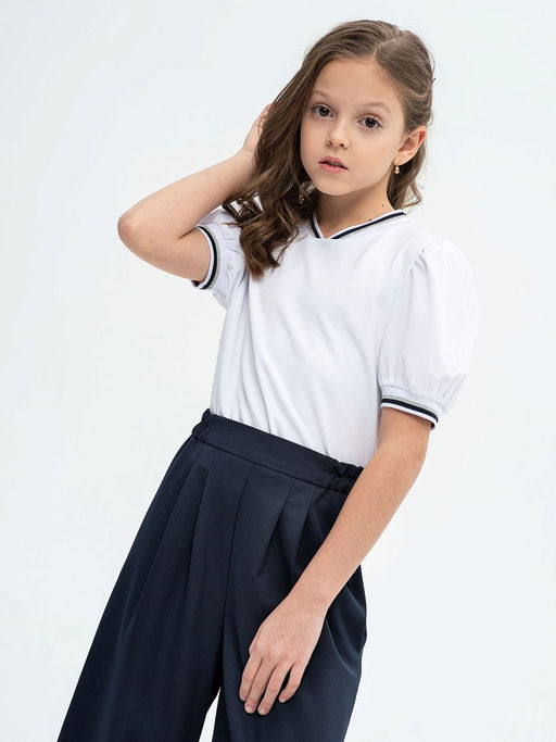 Школьные брюки для девочки Mooriposh, модель 0433
